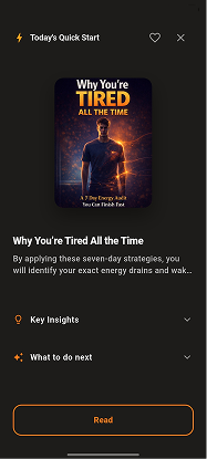 Growst app — book overview screen
